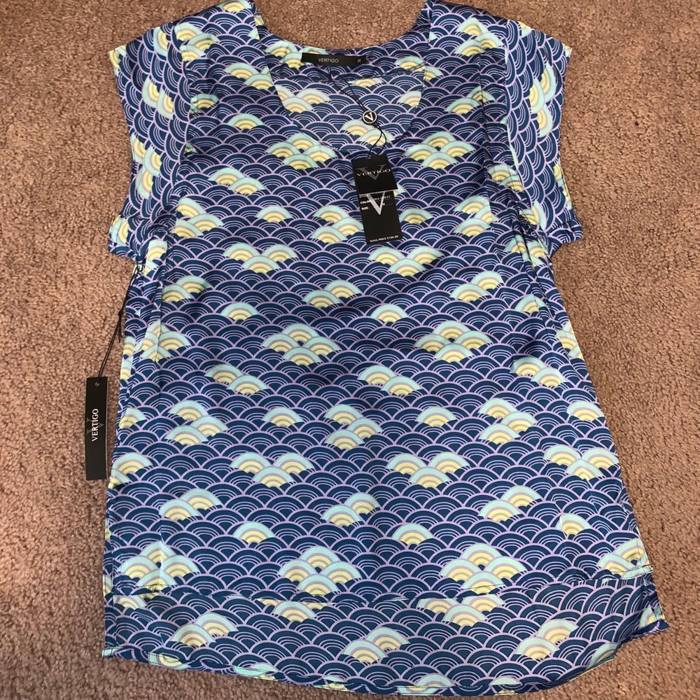 Silk Vertigo Blouse